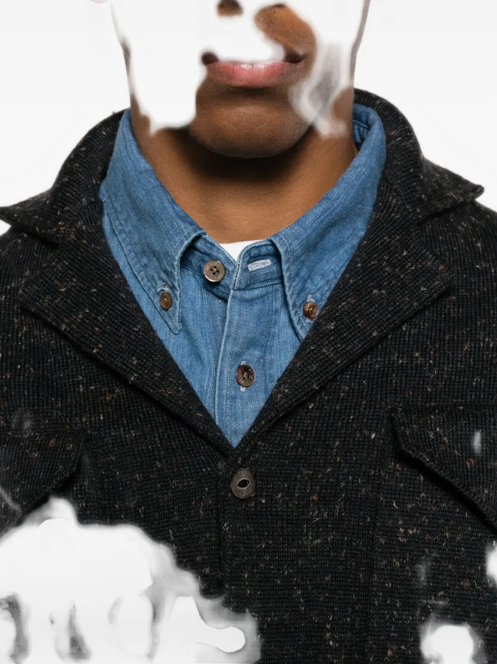 Alanui Pocket Buttoned Cardigan In Black