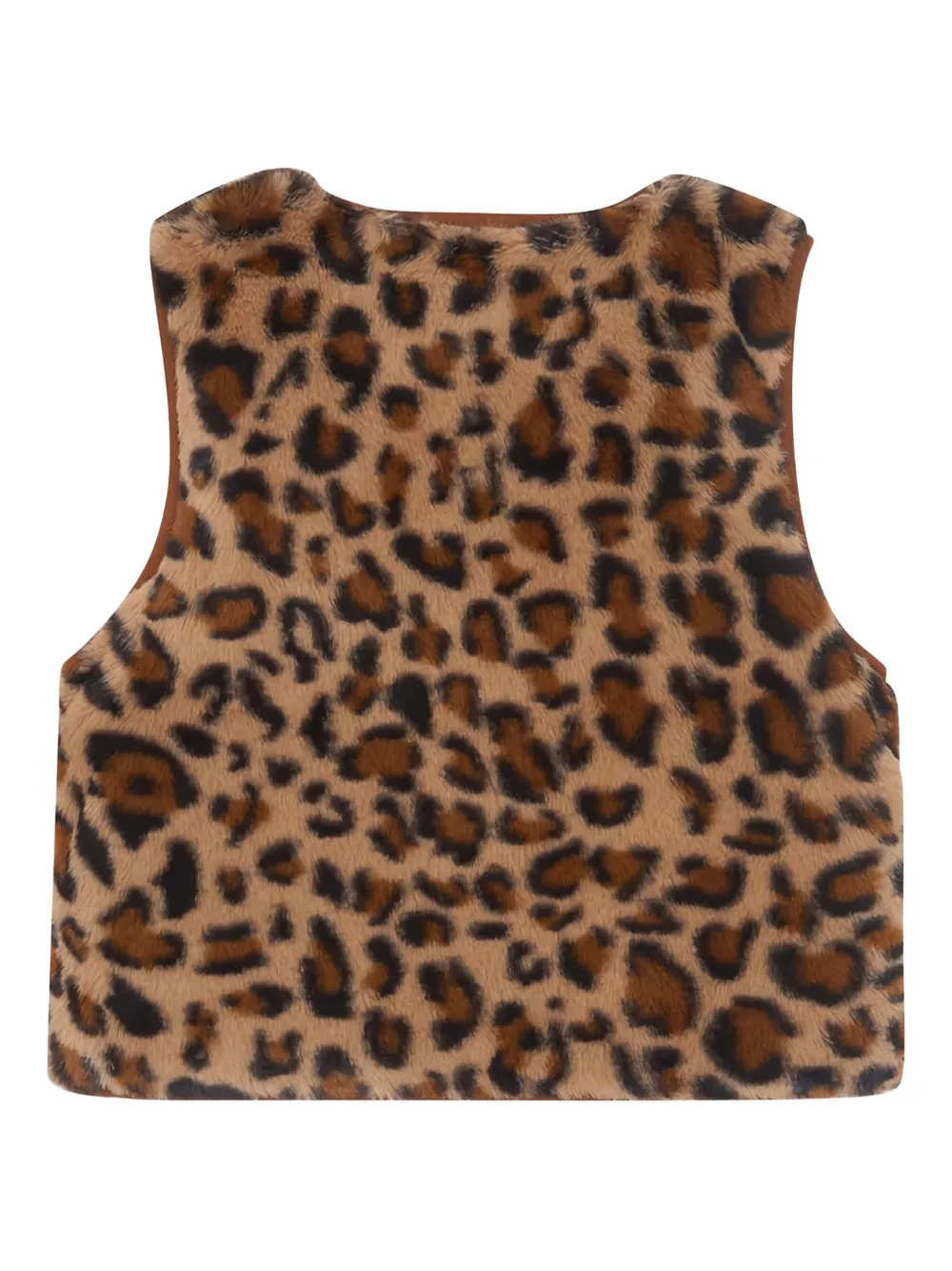 Bonton Megane leopard-print buttoned gilet | Gilets & vestons | Image 2
