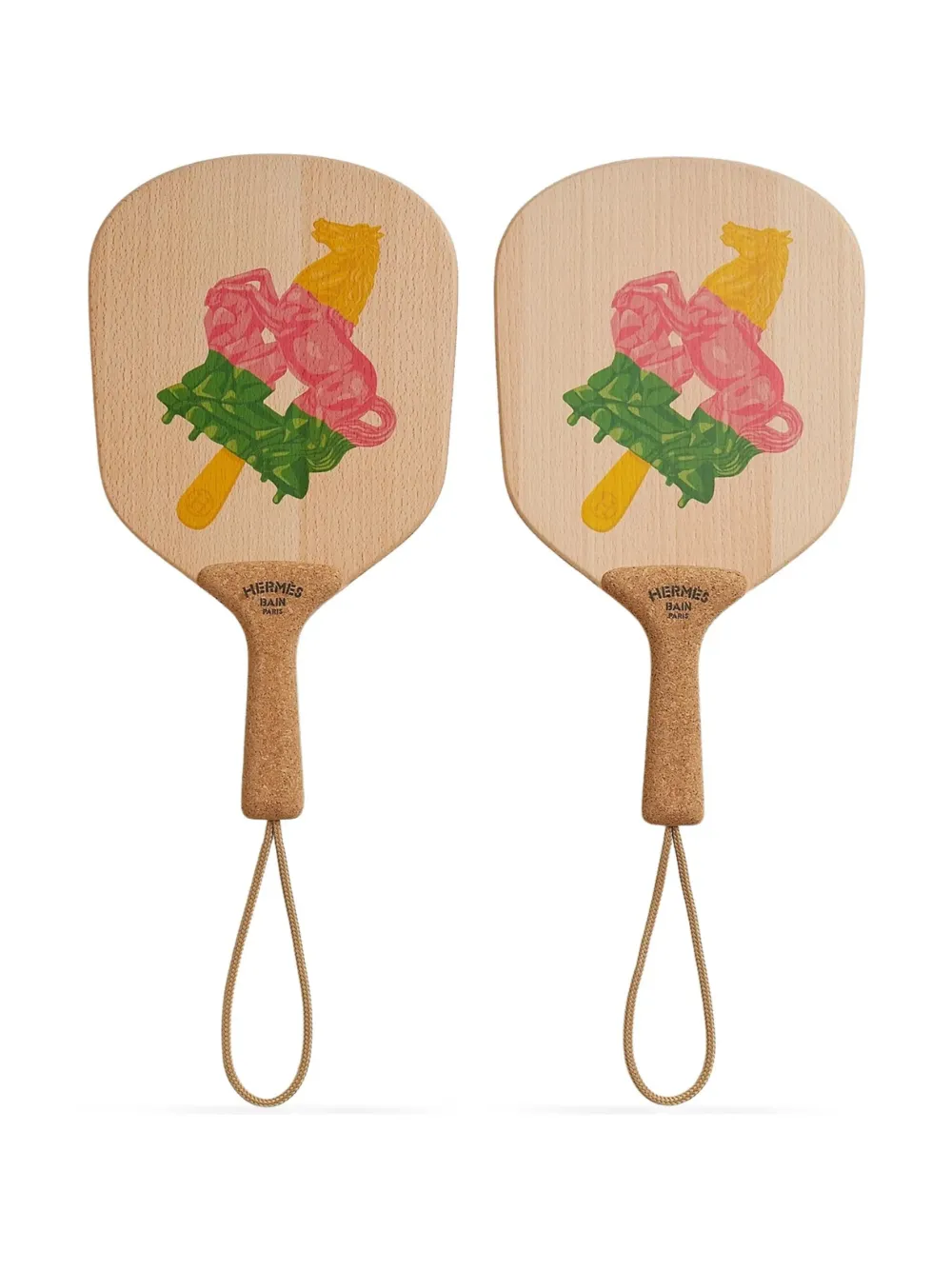 Hermès Pre-Owned sultan beach rackets - Nude