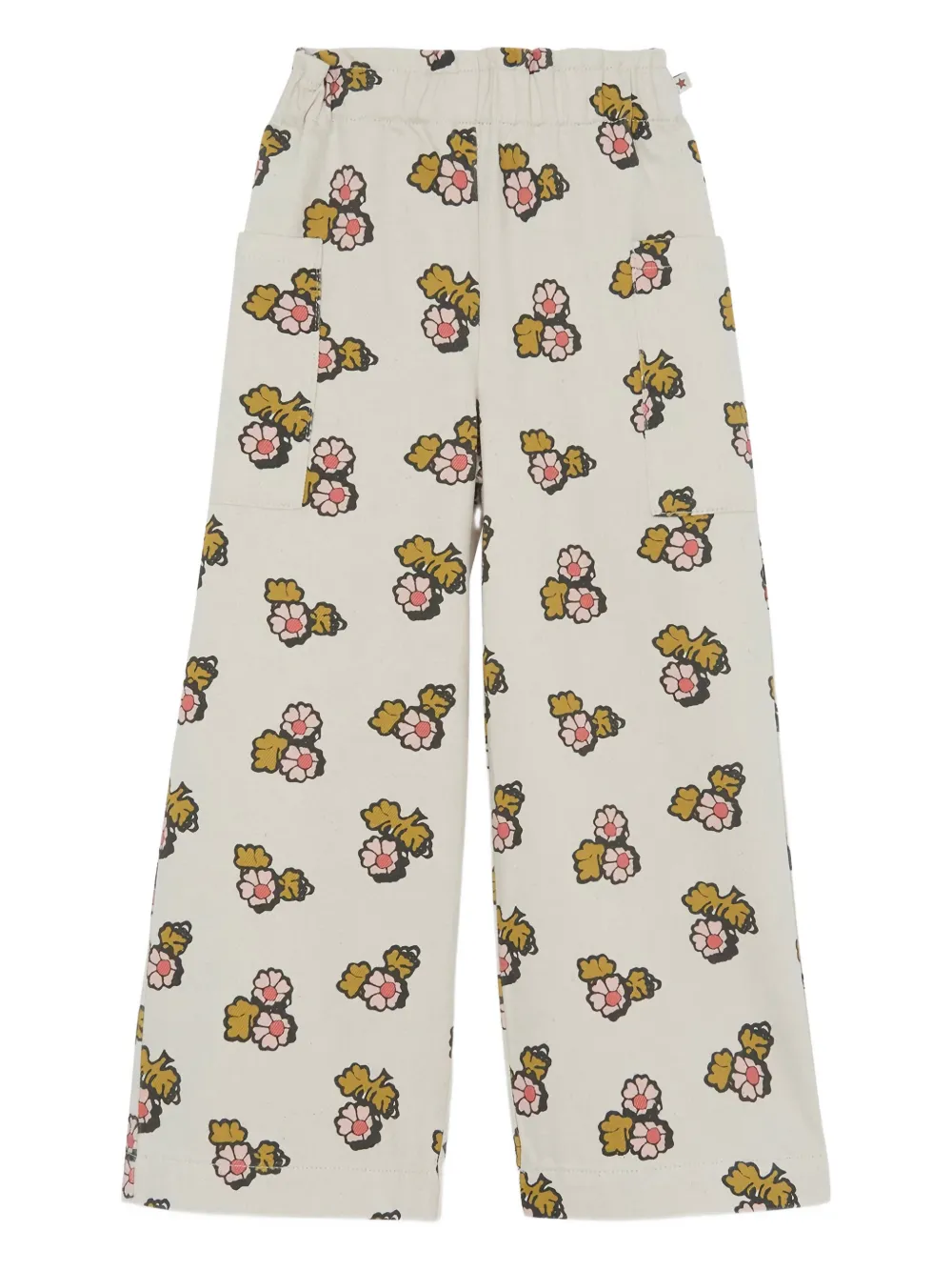 Bonton Liocha floral-print trousers | Girls Casual Trousers | Image 2
