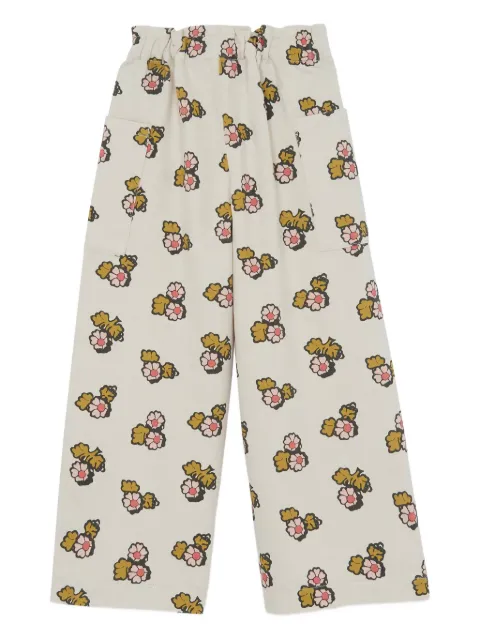 Bonton Liocha floral-print trousers