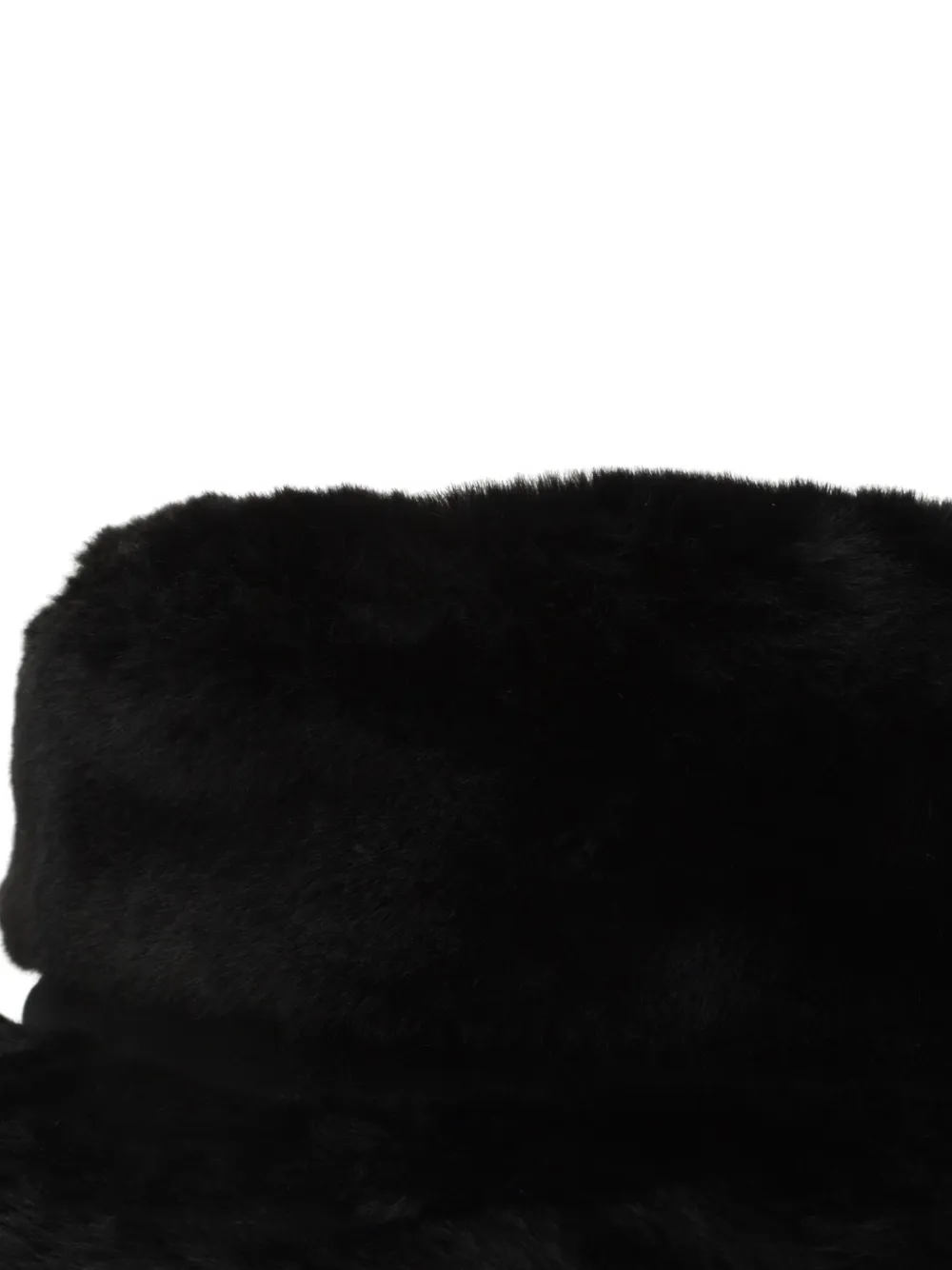 Stephen Jones textured hat - Zwart