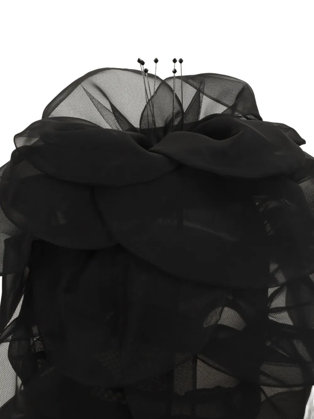 Stephen Jones Ruffled Hat In Black