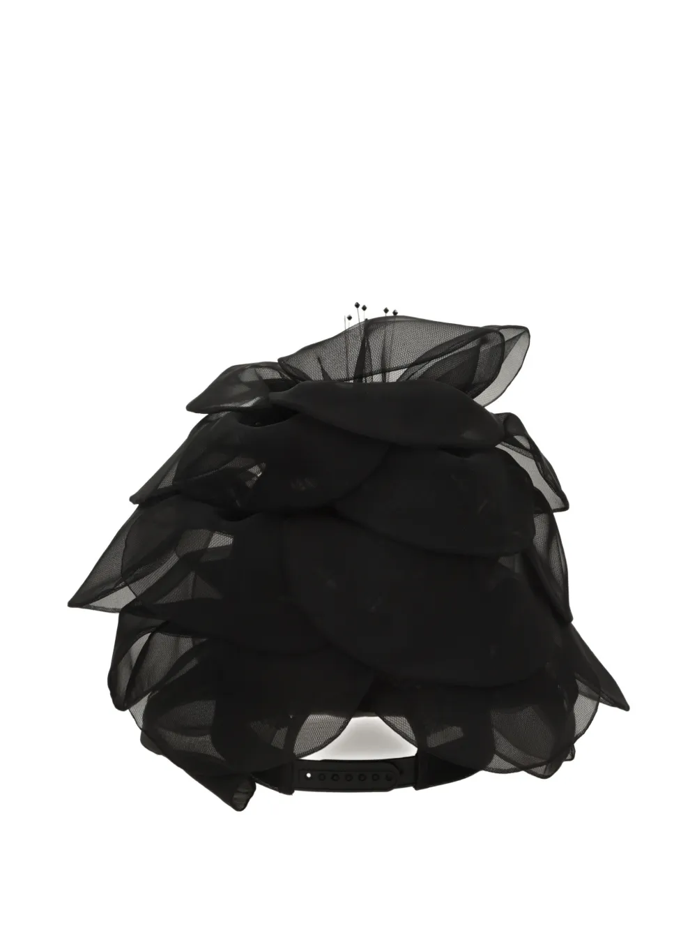 Stephen Jones Ruffled Hat In Black