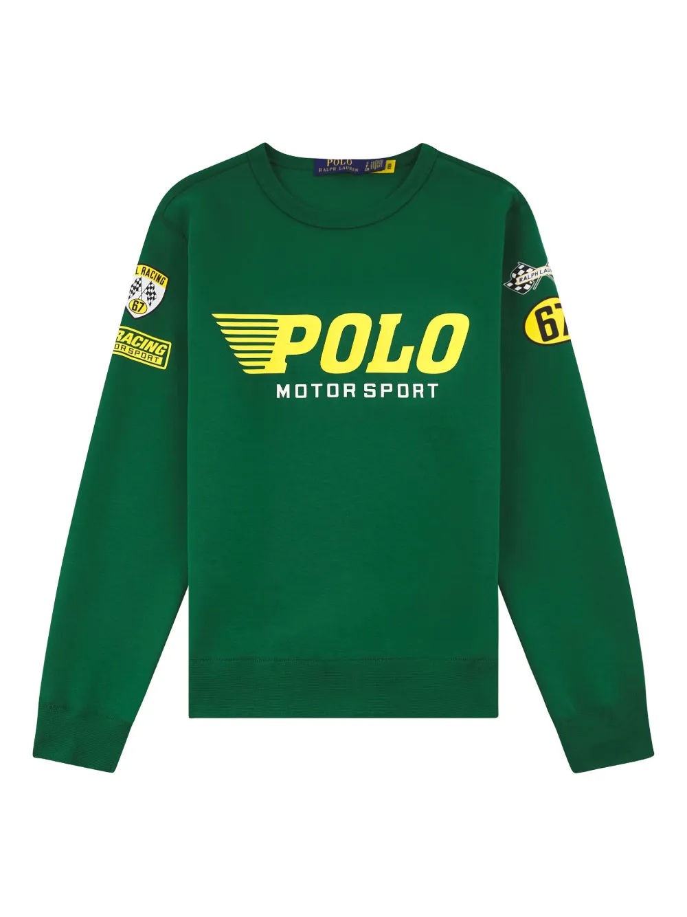 Polo Ralph Lauren Felpa Motorsport con stampa - Verde