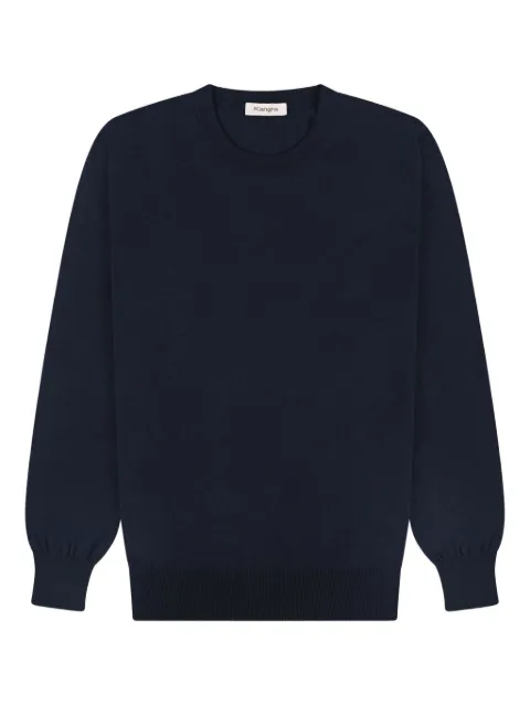 Kangra pull à bords côtelés