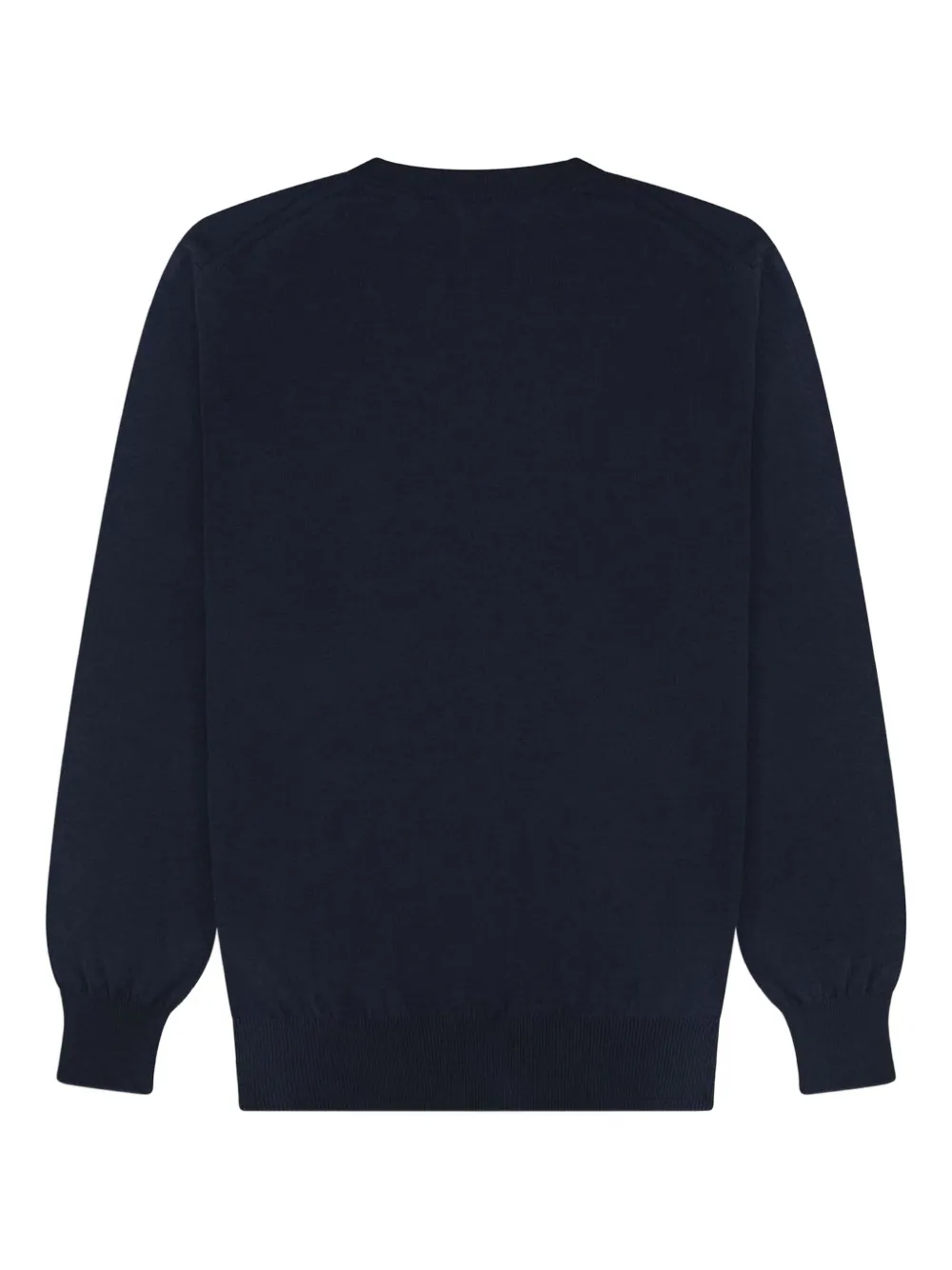 Kangra ribbed-trim knitted sweater - Blauw