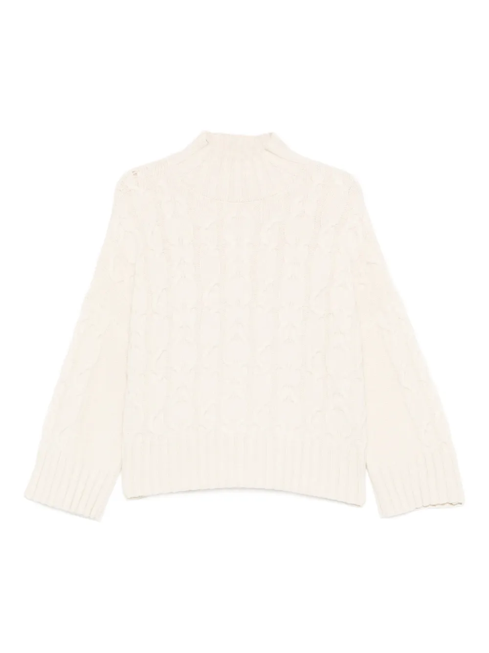 Fedeli Bretzel Cable-knit Sweater In Neutral