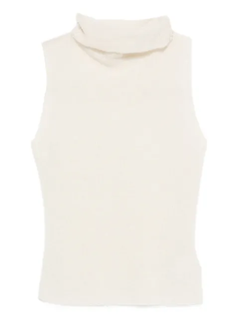 Fedeli roll-neck sleeveless top