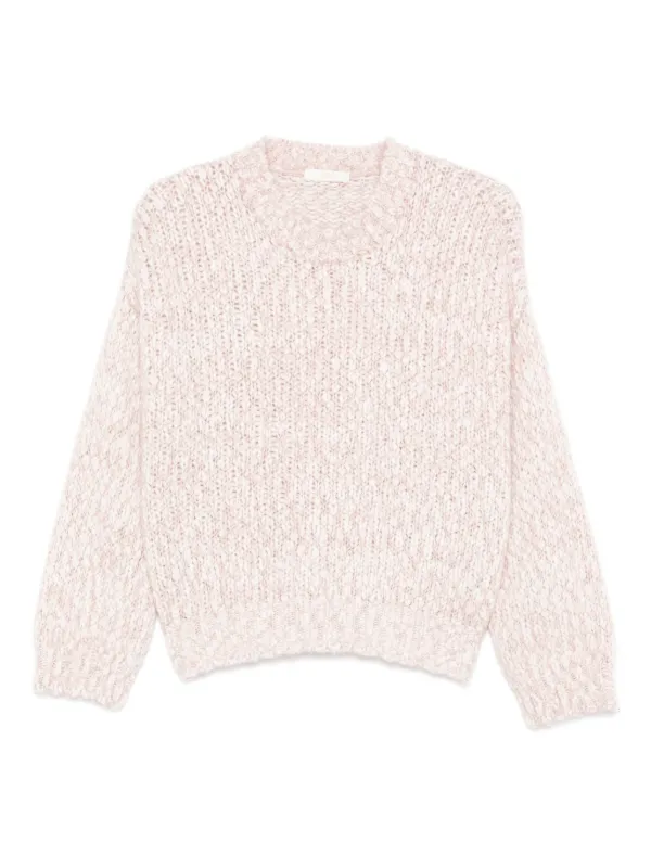 Fedeli Berillio V-neck Sweater in Pink