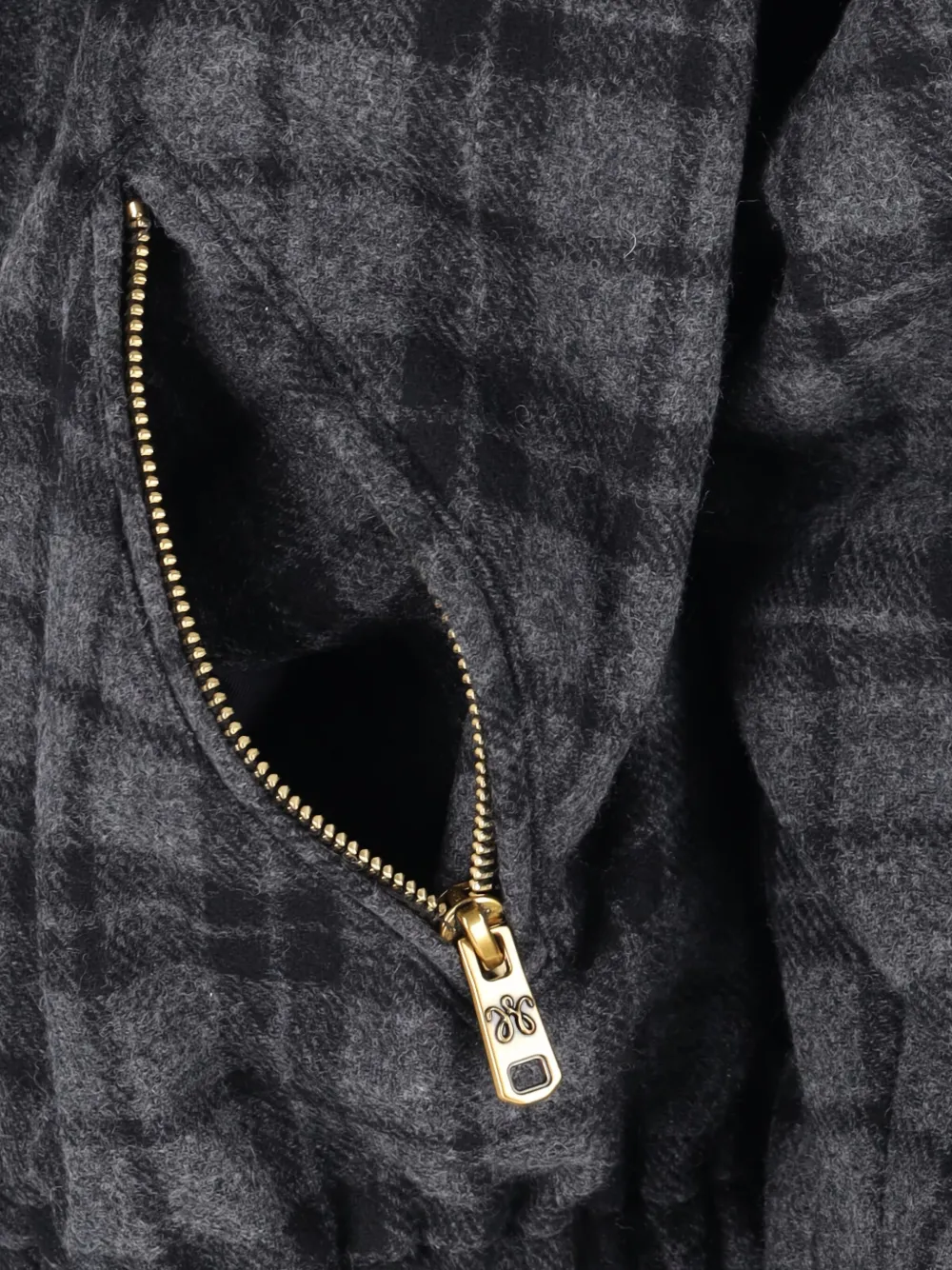 Willy Chavarria Ruff Rider Logo-embroidered Checked Wool-blend Jacket In Multi