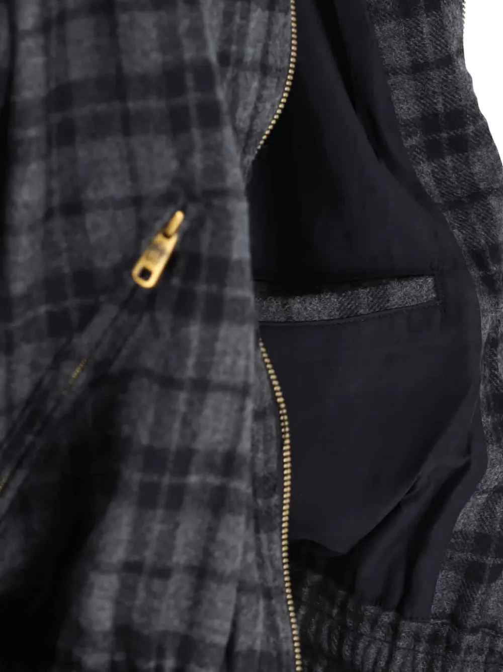 Willy Chavarria Ruff Rider Logo-embroidered Checked Wool-blend Jacket In Multi