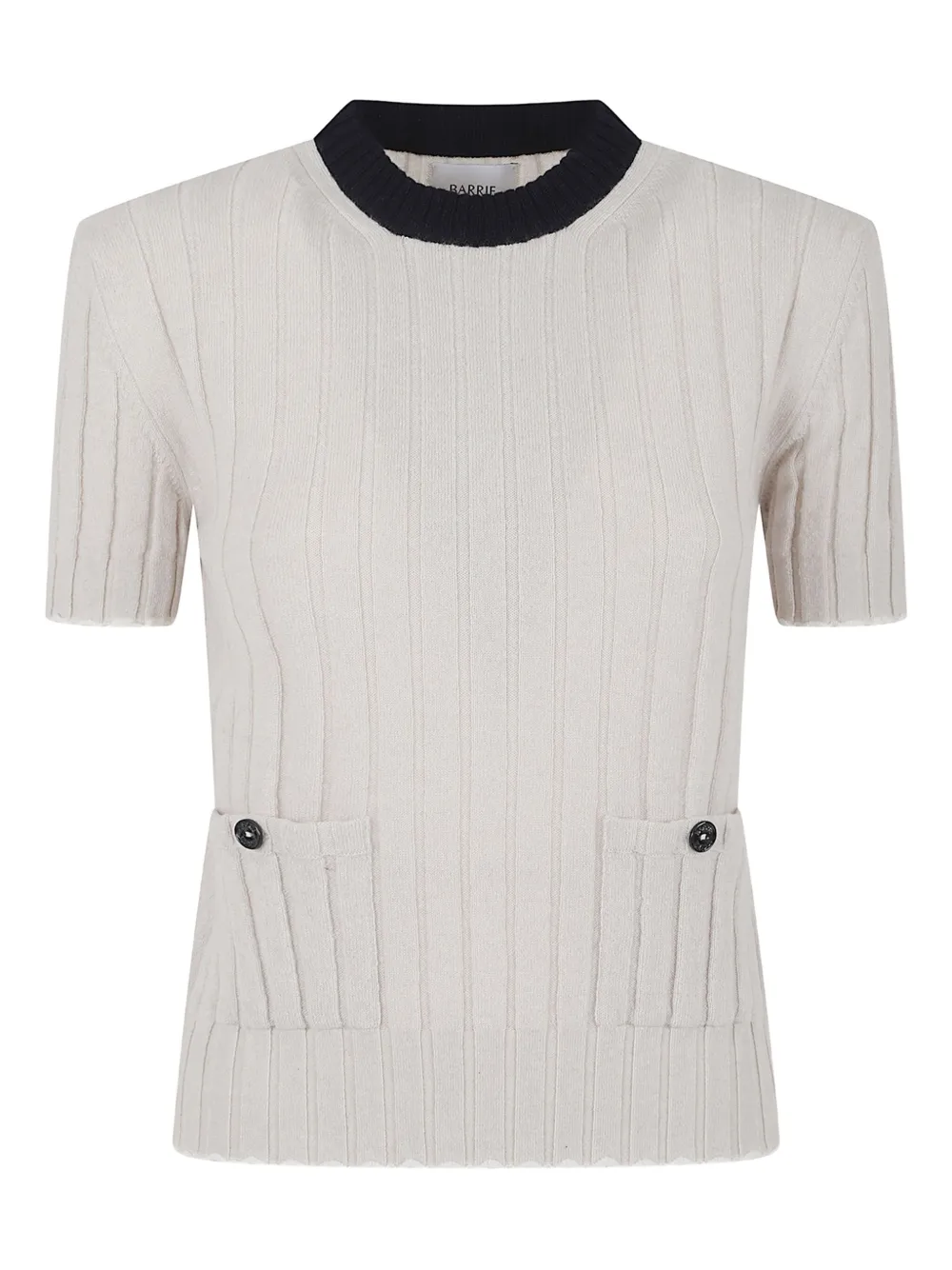 Barrie ribbed top | Grey | Image 1