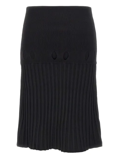 A. ROEGE HOVE pleated cut-out skirt