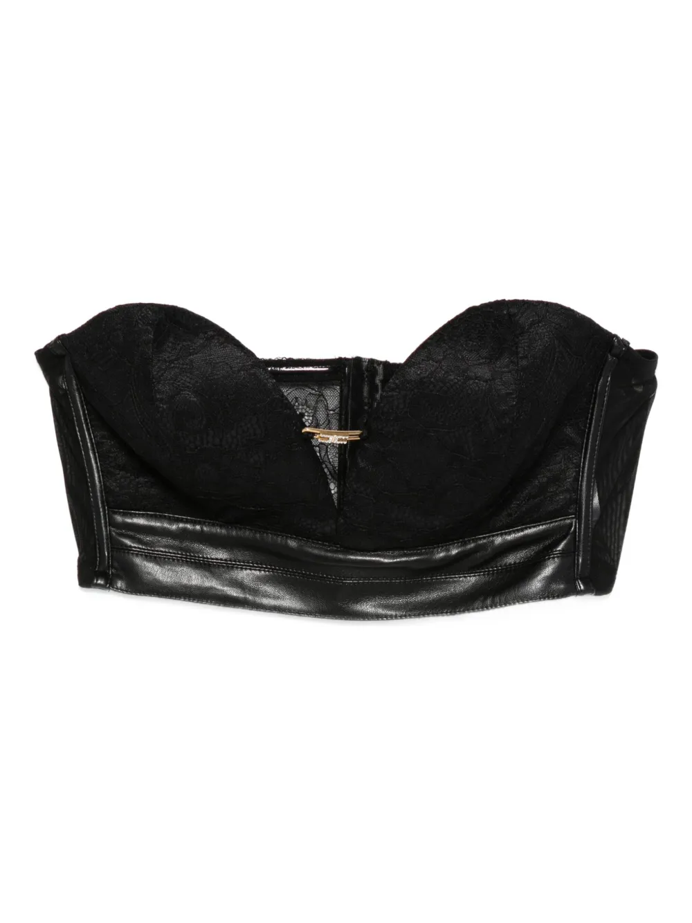 Elisabetta Franchi Lace Top In Black