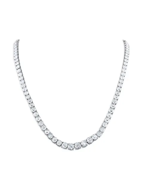 LB Exclusive platinum diamond necklace