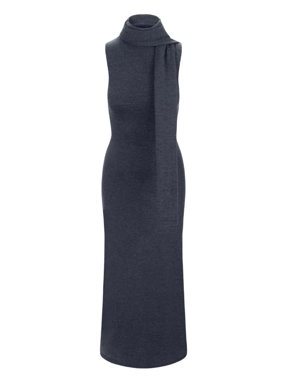 STAUD turtleneck midi dress | Grey | Image 1