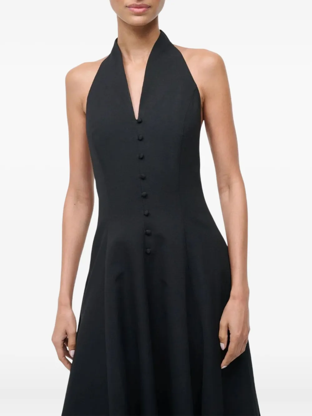 STAUD Stella maxi-jurk Zwart