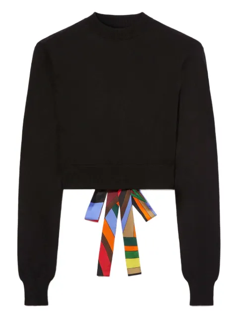 PUCCI Iride-print long-sleeve sweater