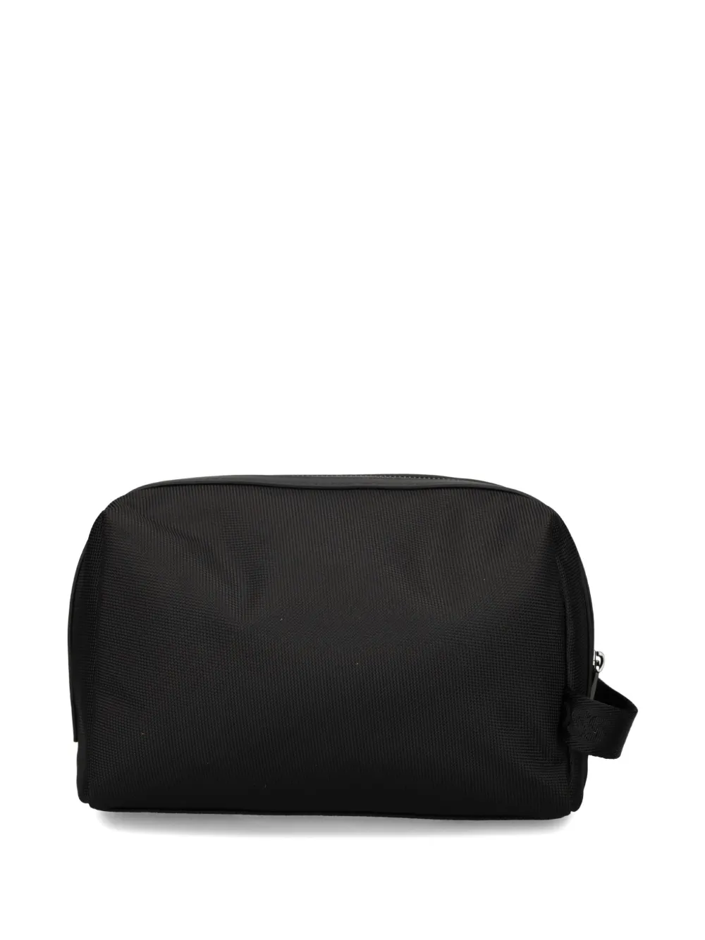 BOSS logo-detail zipped wash bag - Zwart