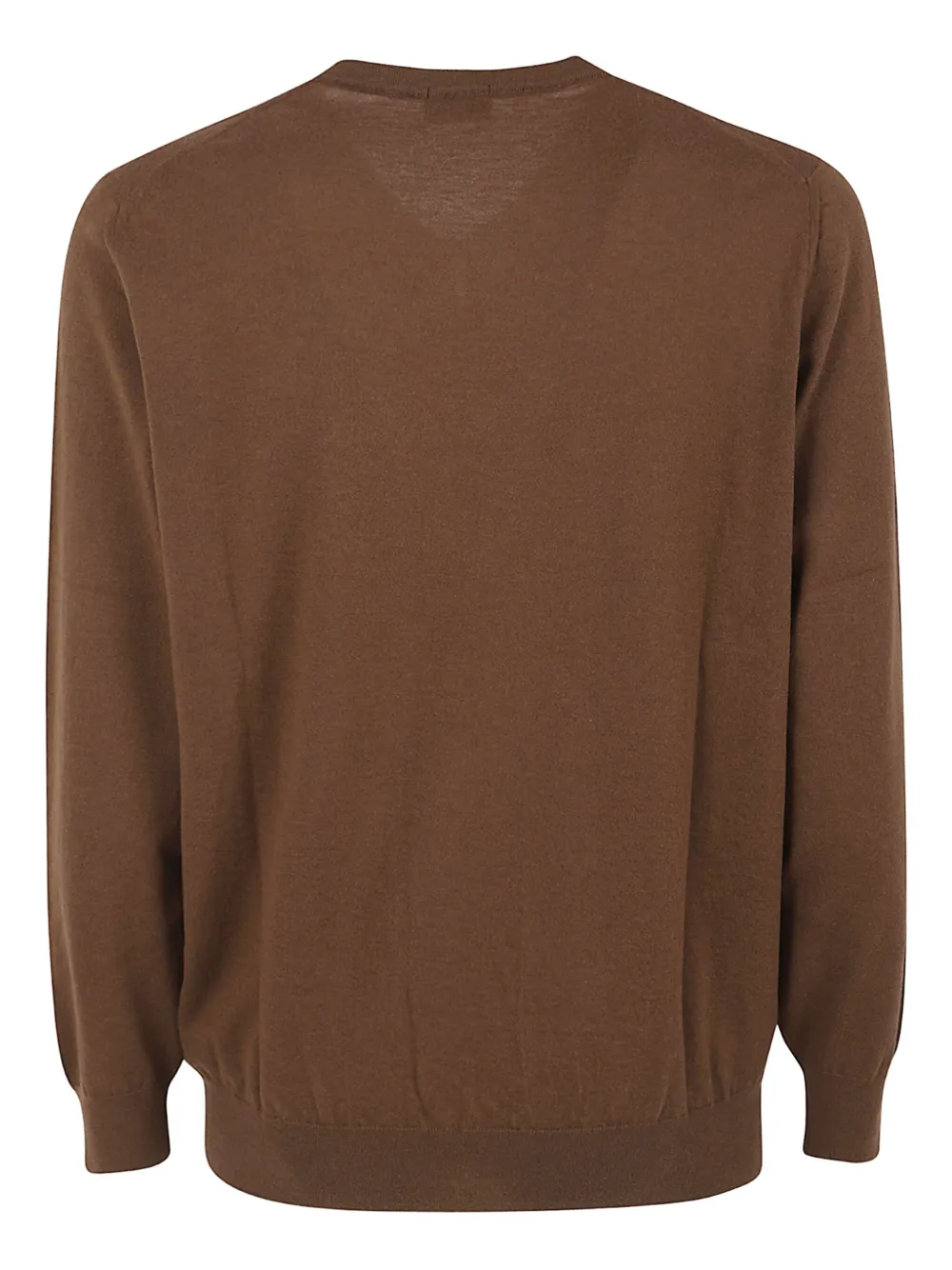 Drumohr Trui met V-hals en lange mouwen - Bruin