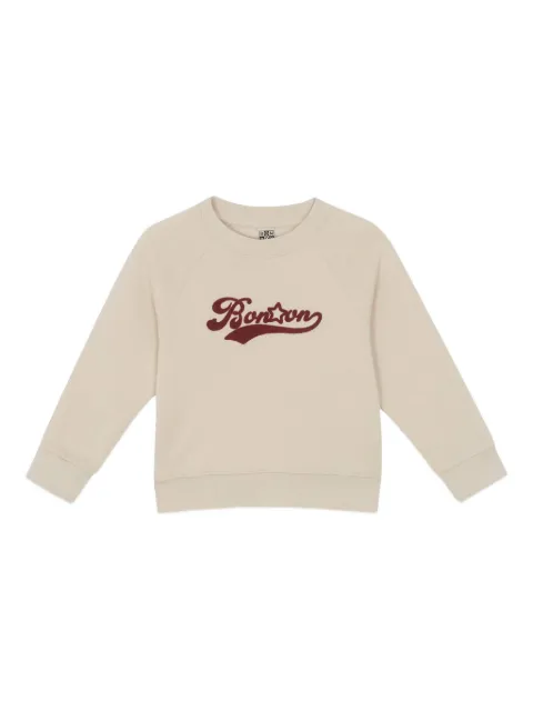 Bonton Sandy logo-detail crew-neck sweatshirt