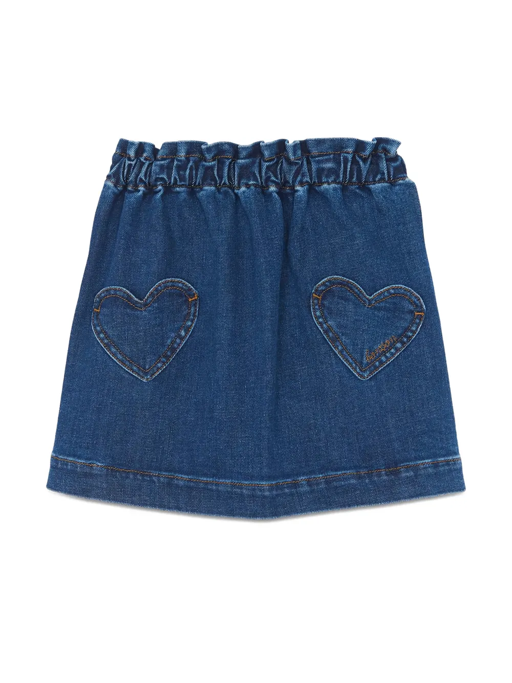 Bonton Logo-detail Skirt In Blue