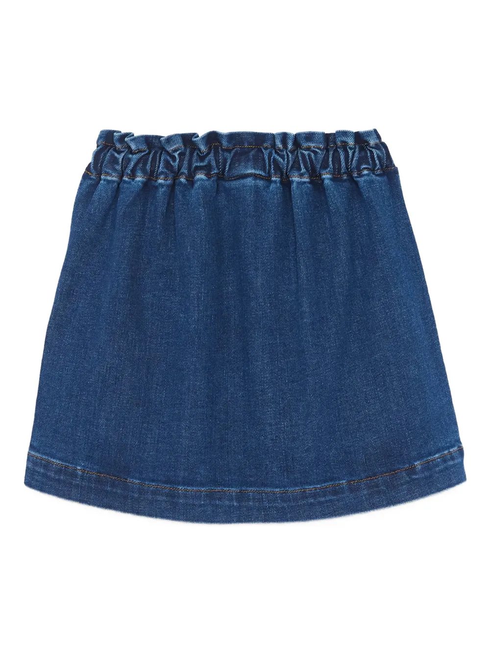 Bonton logo-detail skirt - Blu