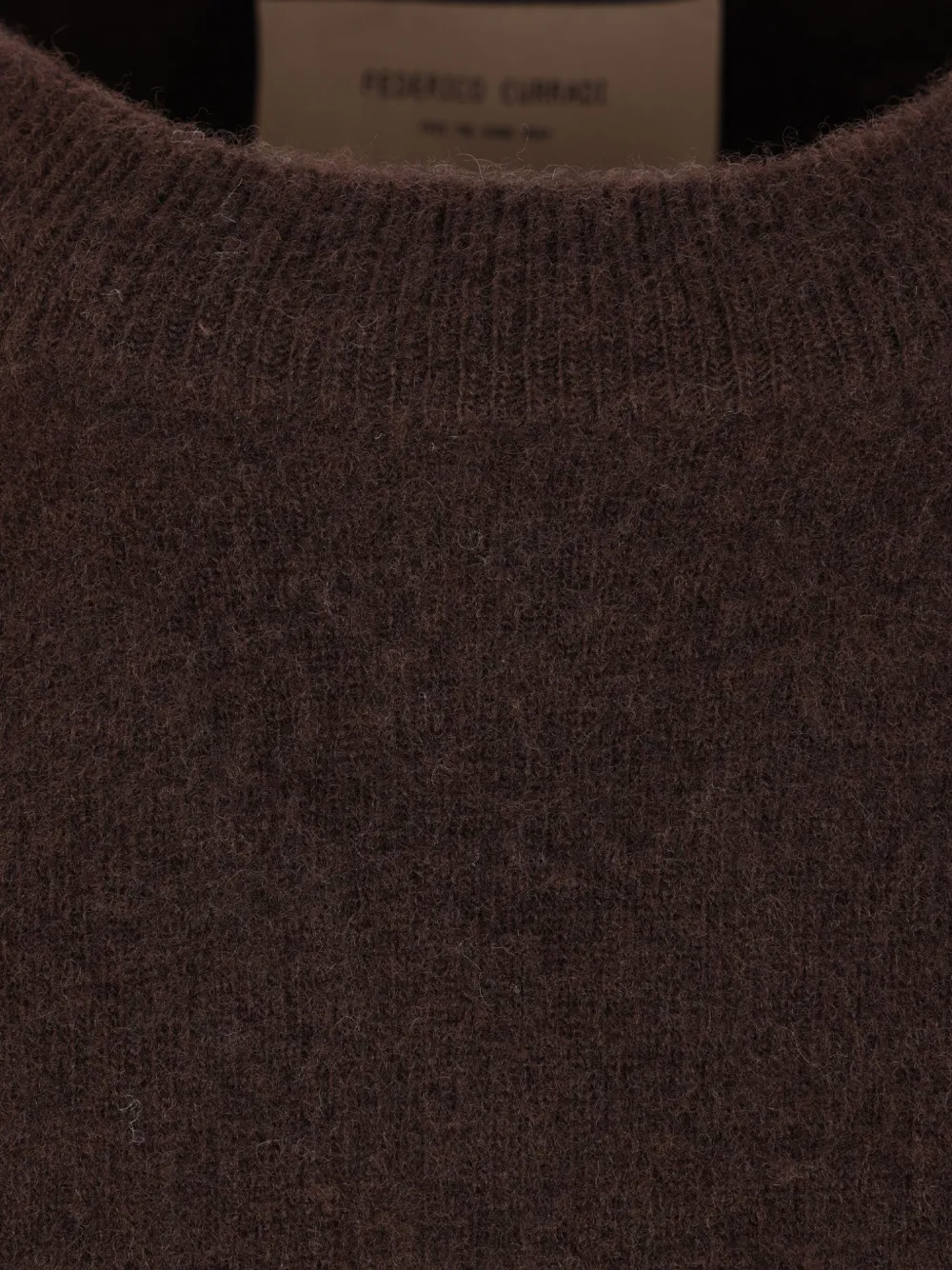 10 CORSO COMO x Federico Curradi trui met ronde hals Bruin