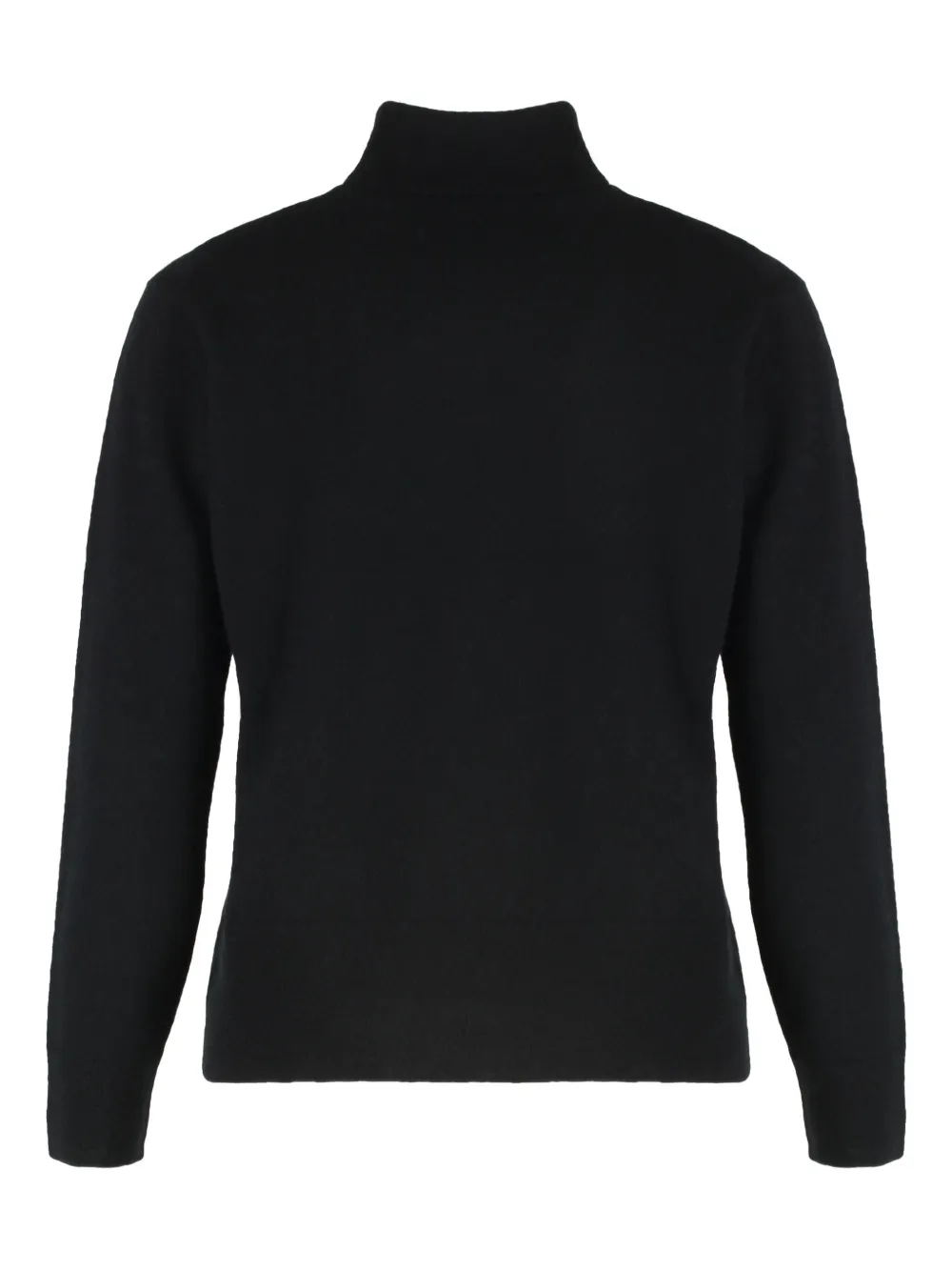 Vince Sweater With High Collar In Cashmere And Silk In Black