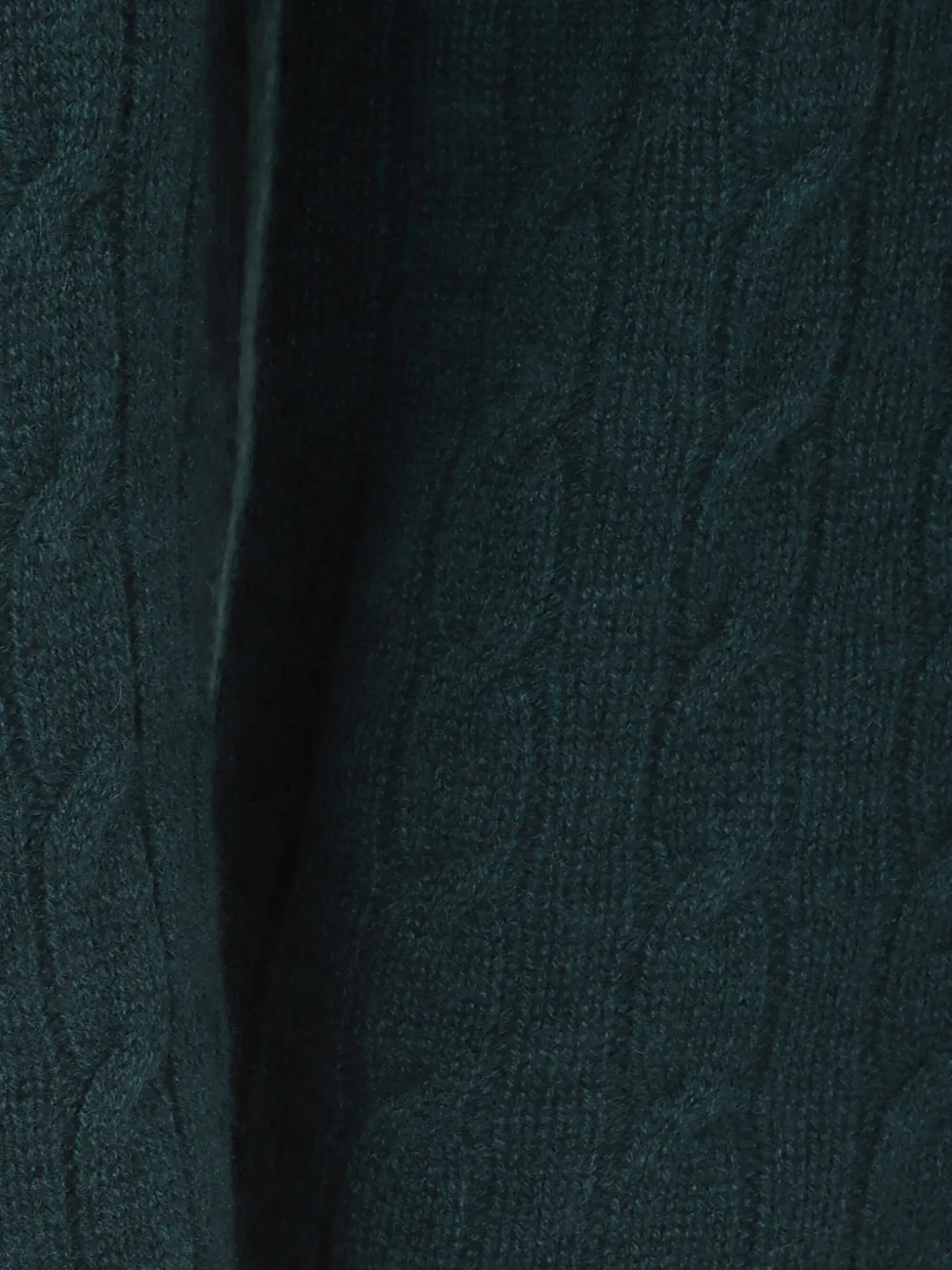 Drumohr Cable-knit Crew-neck Sweater In Green