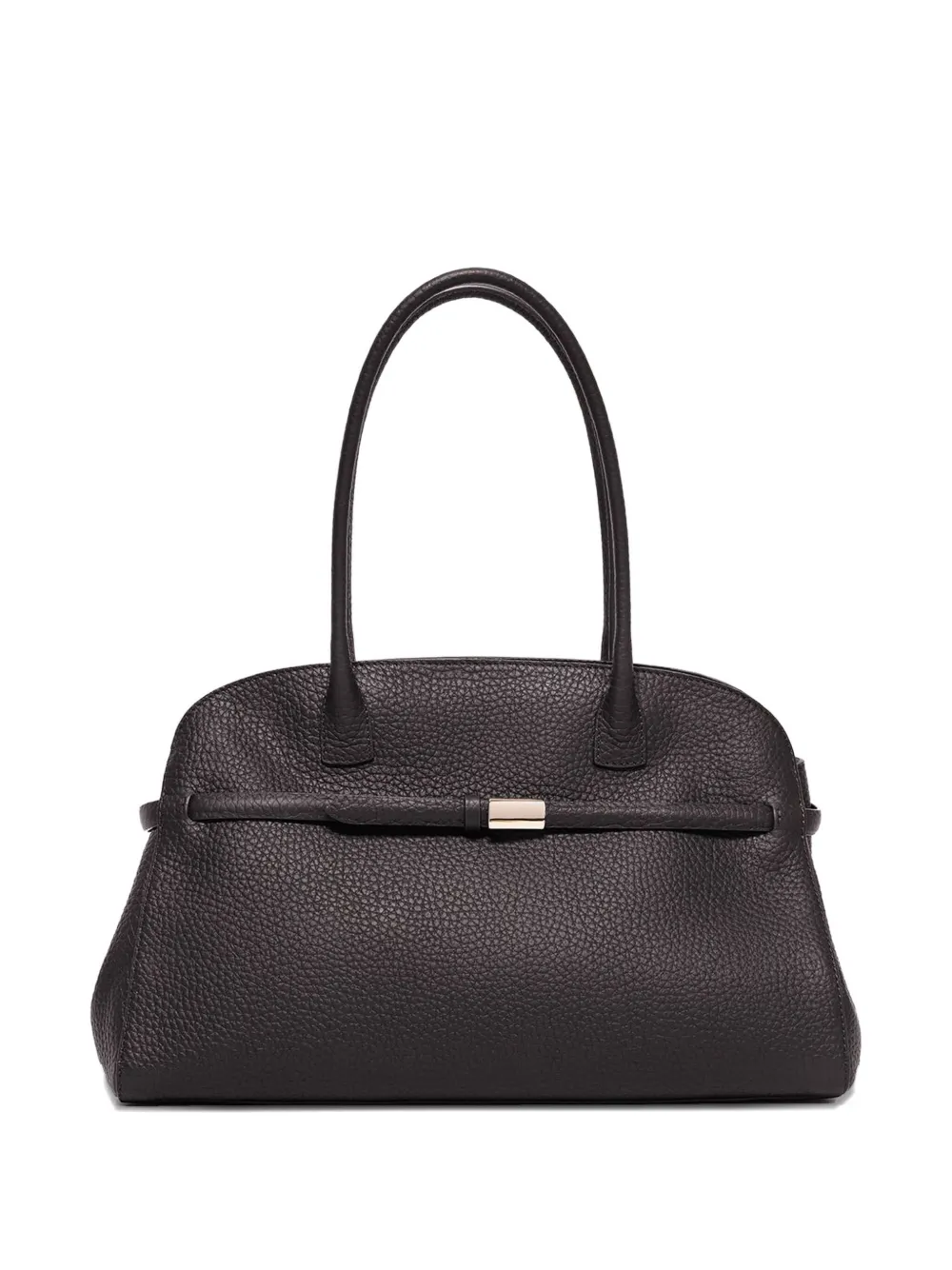 Orciani Large Aura Soft Tote Bag In Brown