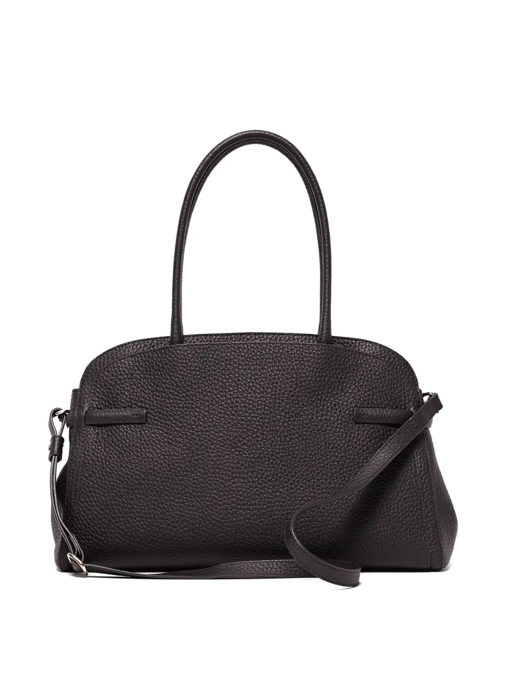 Orciani Large Aura Soft Tote Bag In Brown