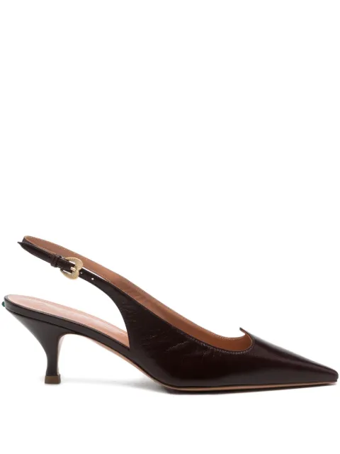 A.Bocca 60mm pointed slingback pumps