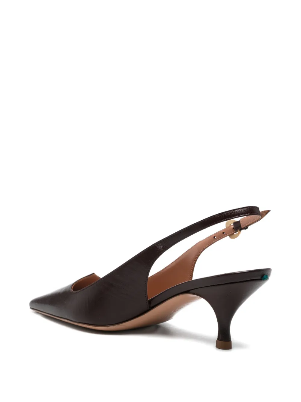 A.bocca 60mm Pointed Slingback Pumps In Brown