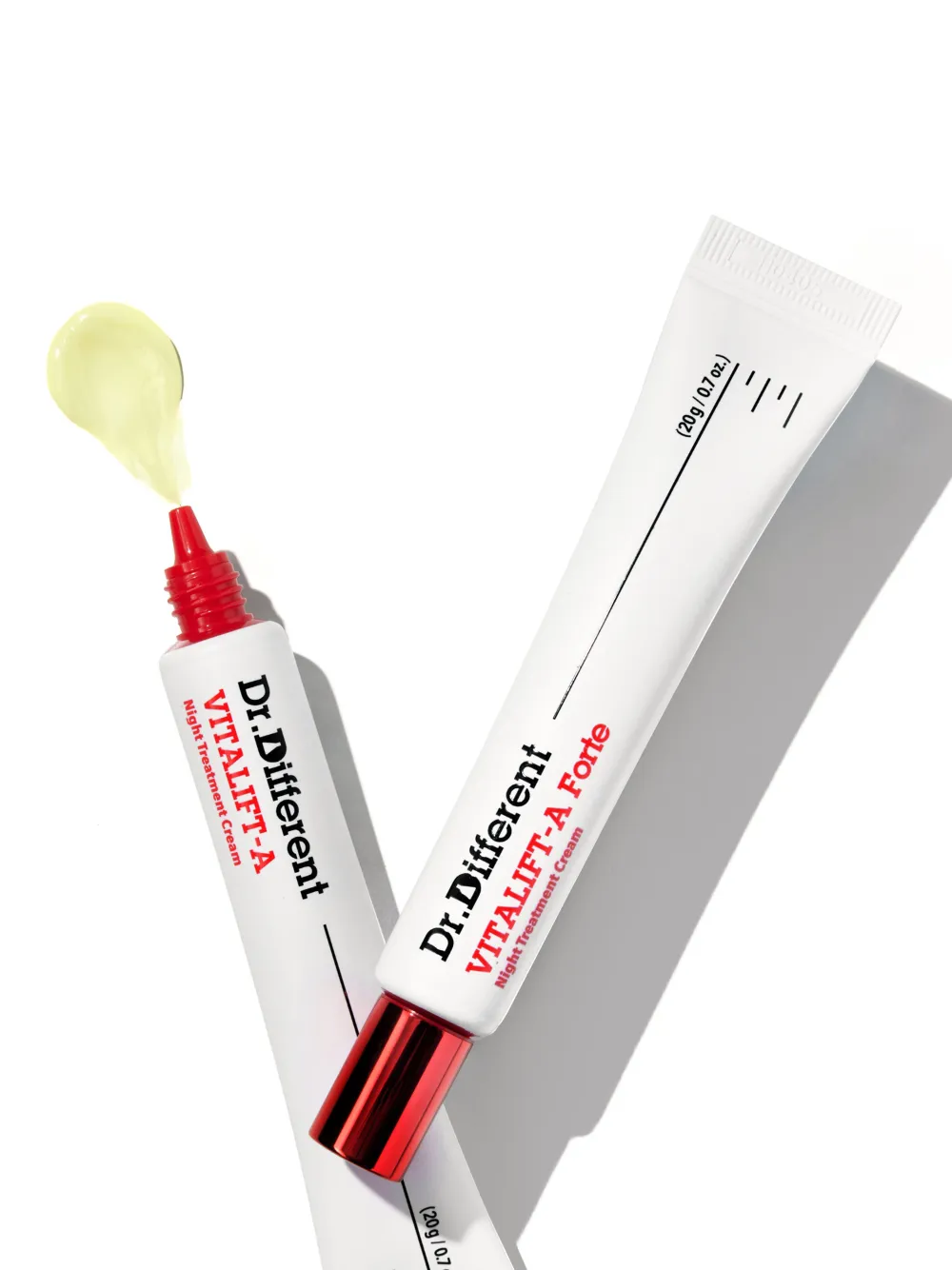 Dr.different Vitalift-a Forte Retinal 0.1% Night Cream (pack Of Two) In White