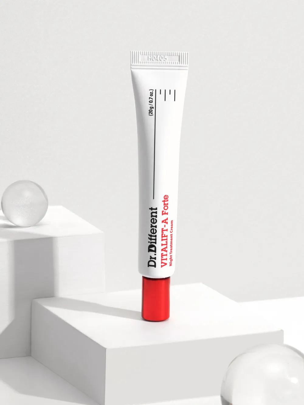 Dr.different Vitalift-a Forte Retinal 0.1% Night Cream (pack Of Two) In White