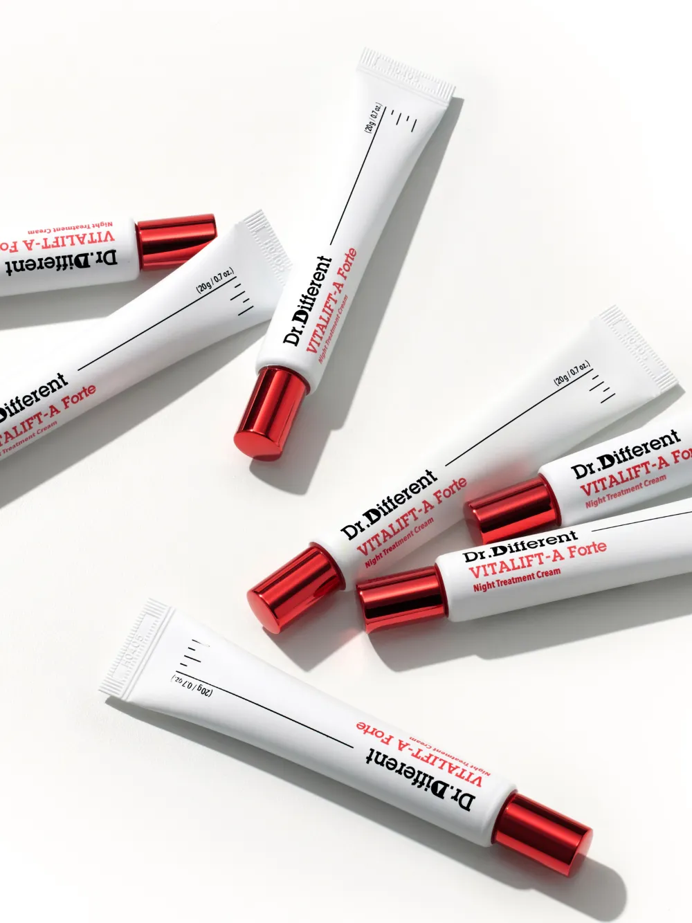 Dr.different Vitalift-a Forte Retinal 0.1% Night Cream (pack Of Two) In White