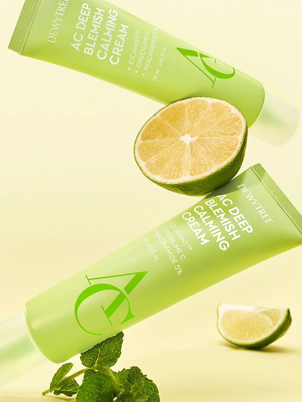 Dewytree Ac Deep Blemish Calming Cream (pack Of Two) In Green