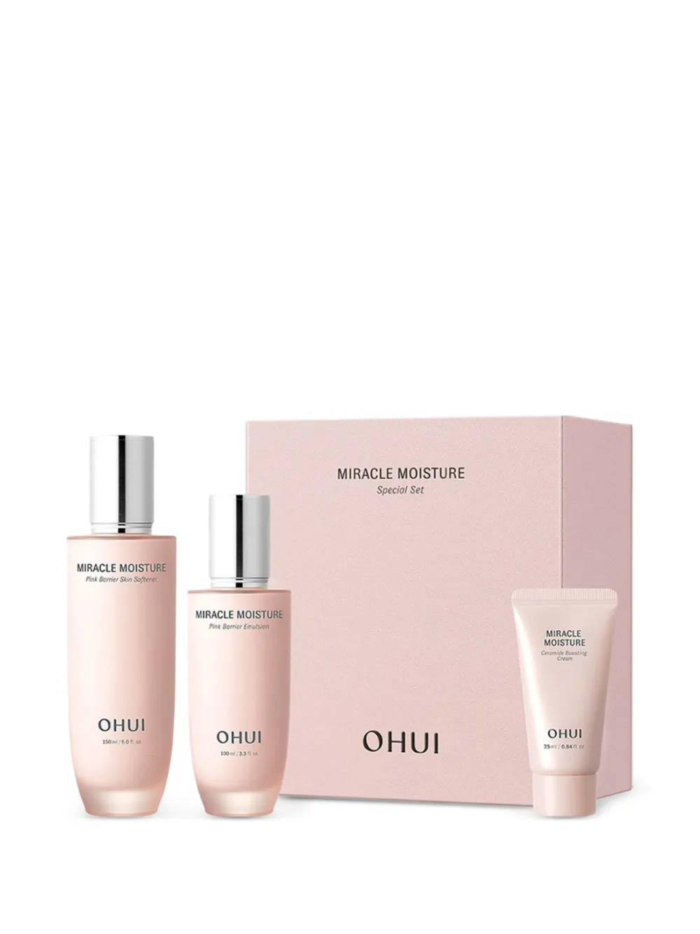 Ohui Miracle Moisture Basic Plan (set Of Three) In White