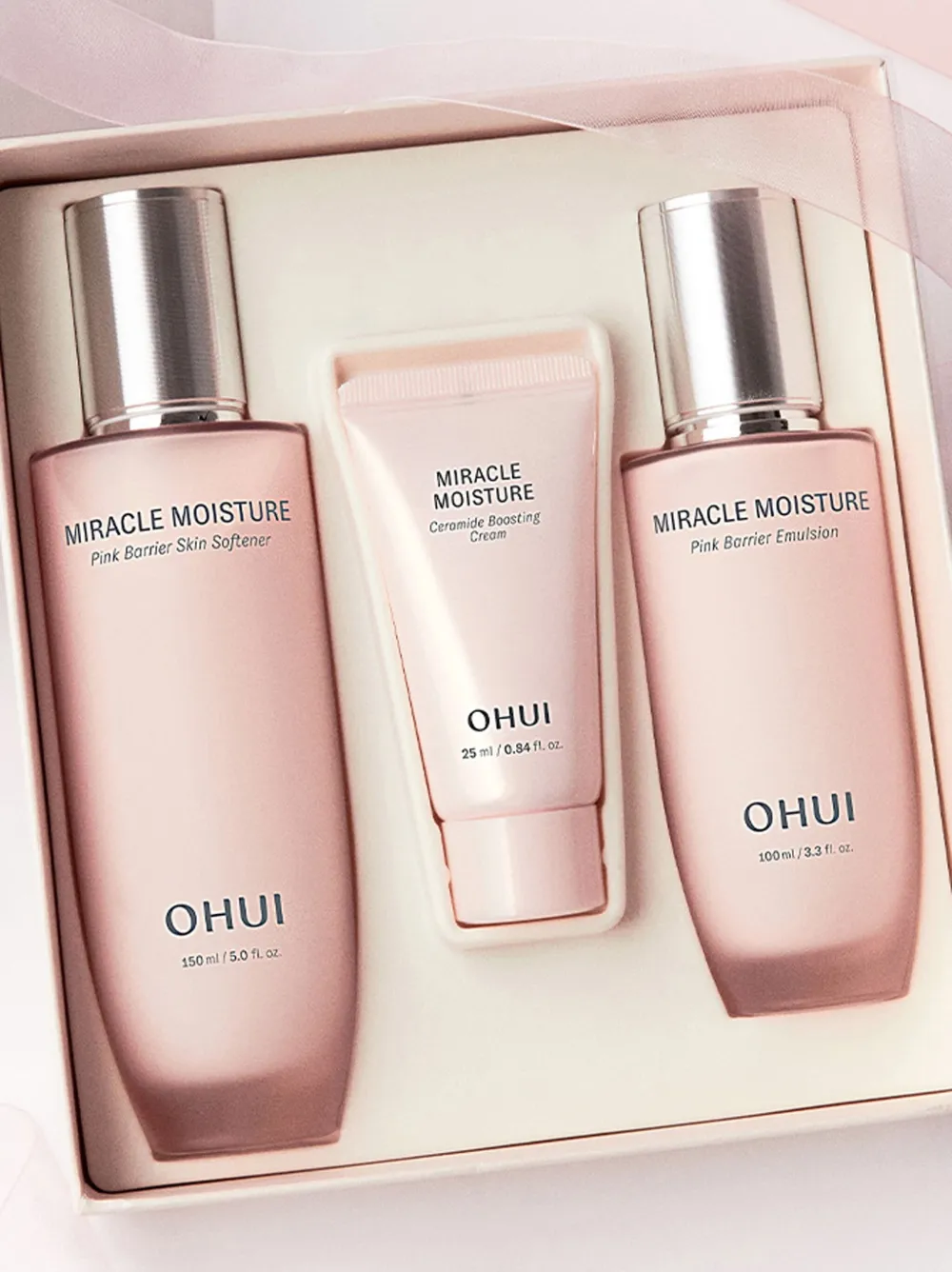 Ohui Miracle Moisture Basic Plan (set Of Three) In White