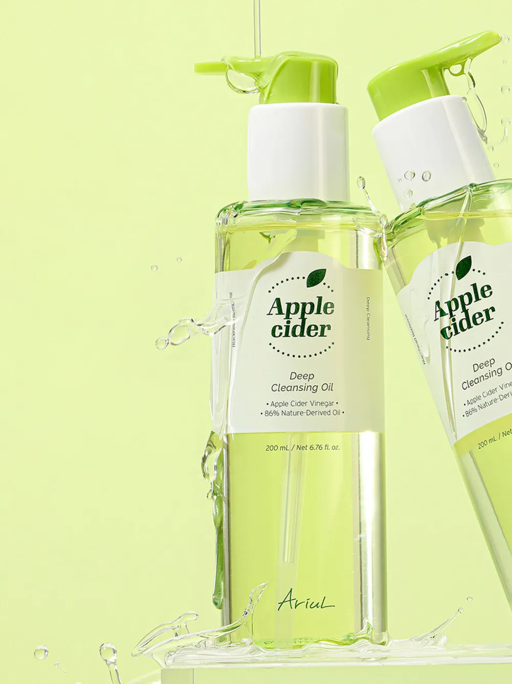Ariul Apple Cider Cleansing Oil (pack Of Two) In Green
