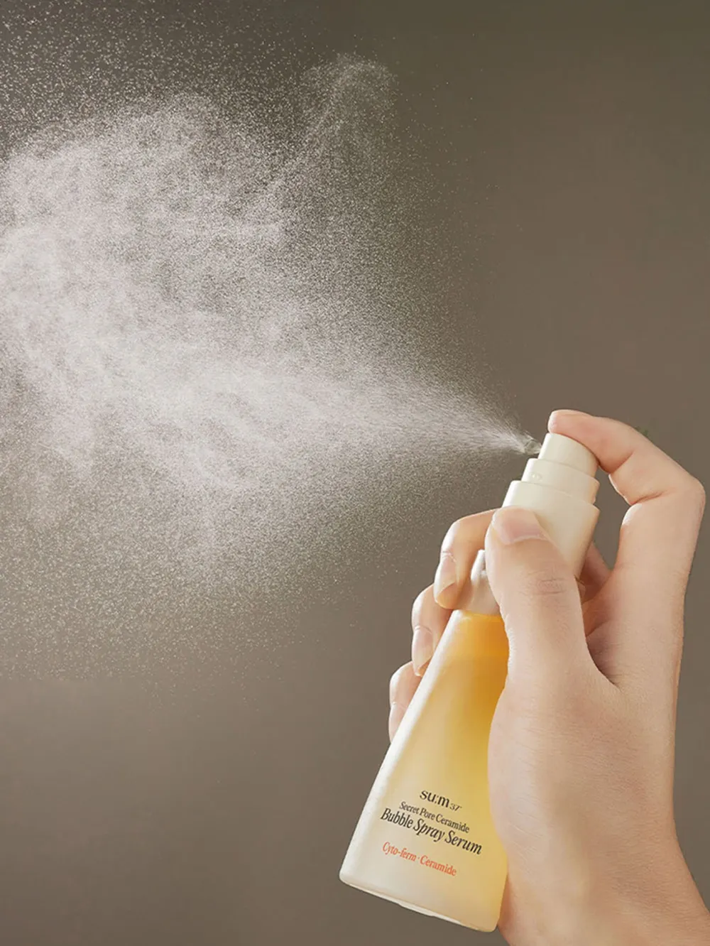 Su:m37º Secret Pore Ceramide Bubble Spray Serum (pack Of Two) In Yellow