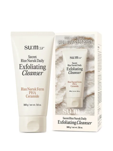 Sum37 Secret Rice Nuruk daily exfoliating cleanser (pack of two)
