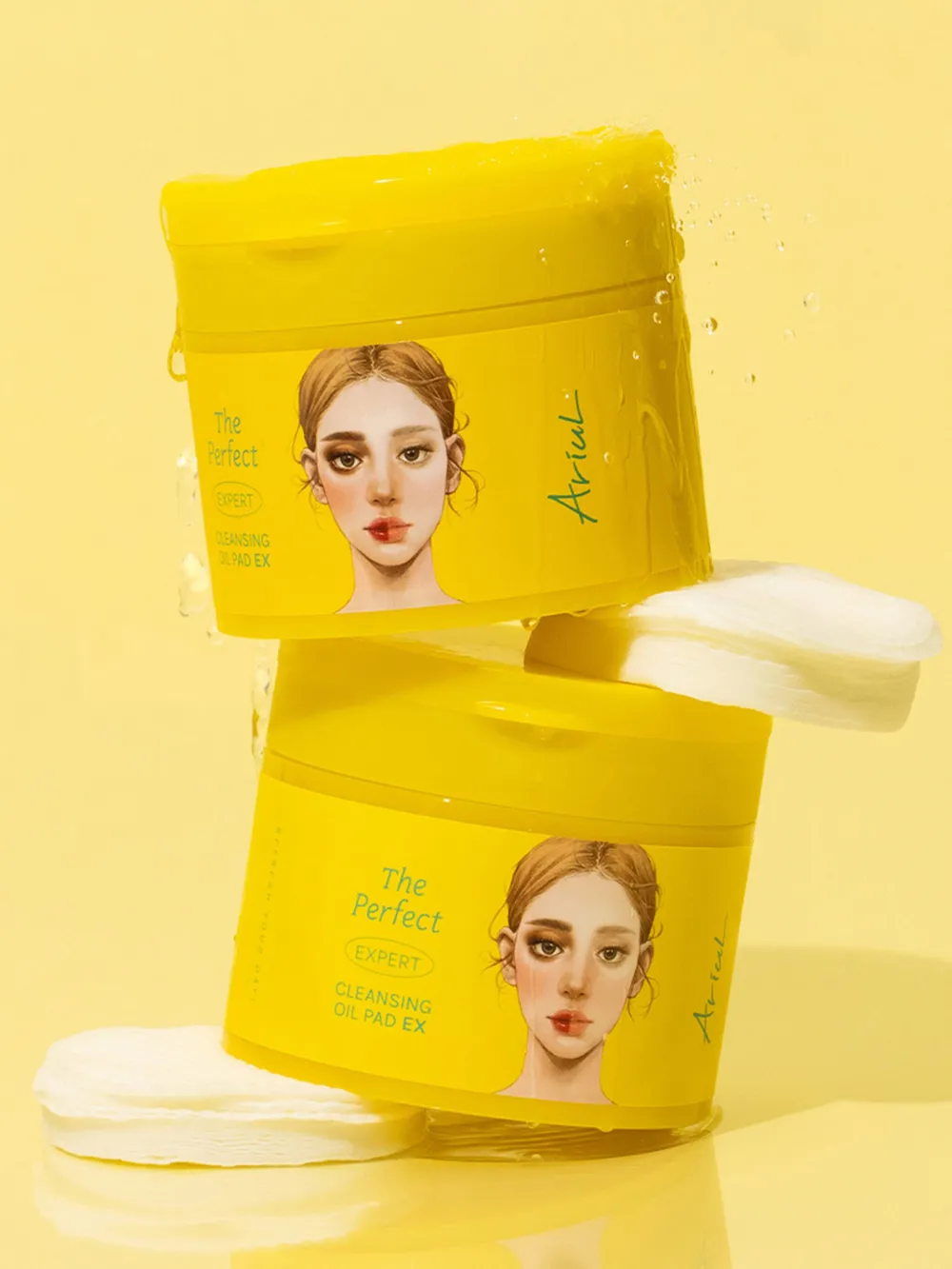 Ariul The Perfect Cleansing Oil Pads (pack Of Two Boxes) In Yellow