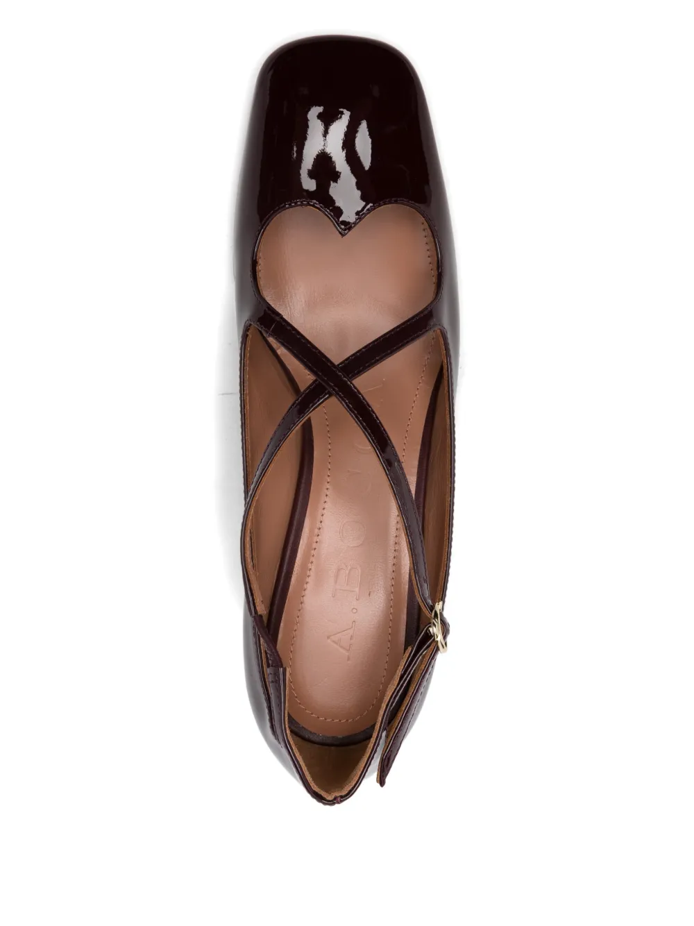 A.bocca 45mm Criss-cross Square-toe Pumps In Multi