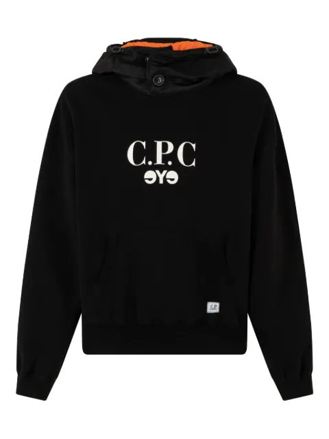 Junya Watanabe MAN x C.P. Company logo-print hoodie