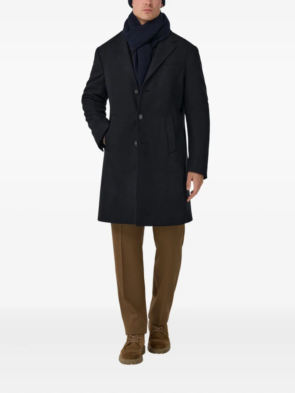 Boggi Milano single-breasted coat | Single Breasted Coats | Image 2
