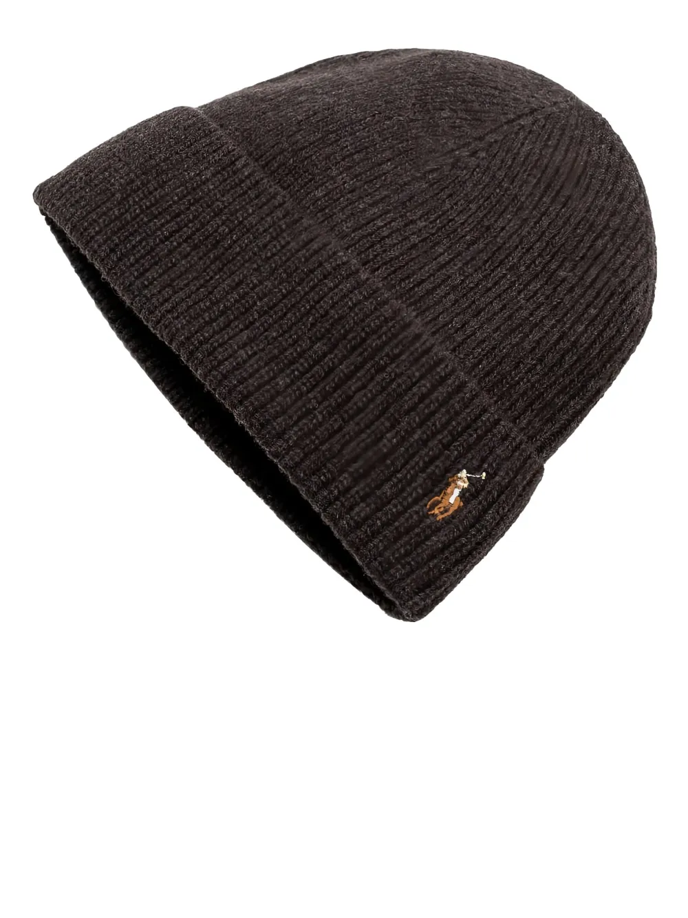 Polo Ralph Lauren Polo Pony motif cuff beanie - Bruin