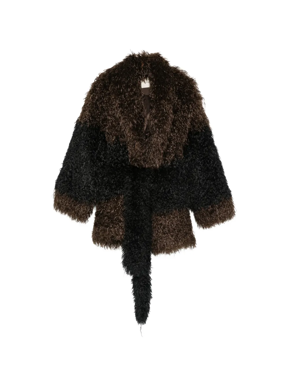 ENTIRE STUDIOS Juno faux-fur coat - Marrone